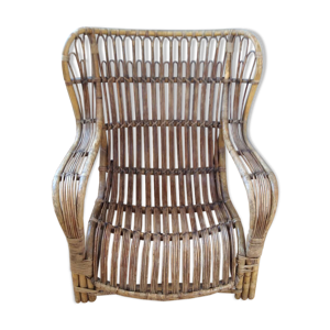 fauteuil osier rotin