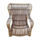 Rattan wicker armchair from the 60s/70s
