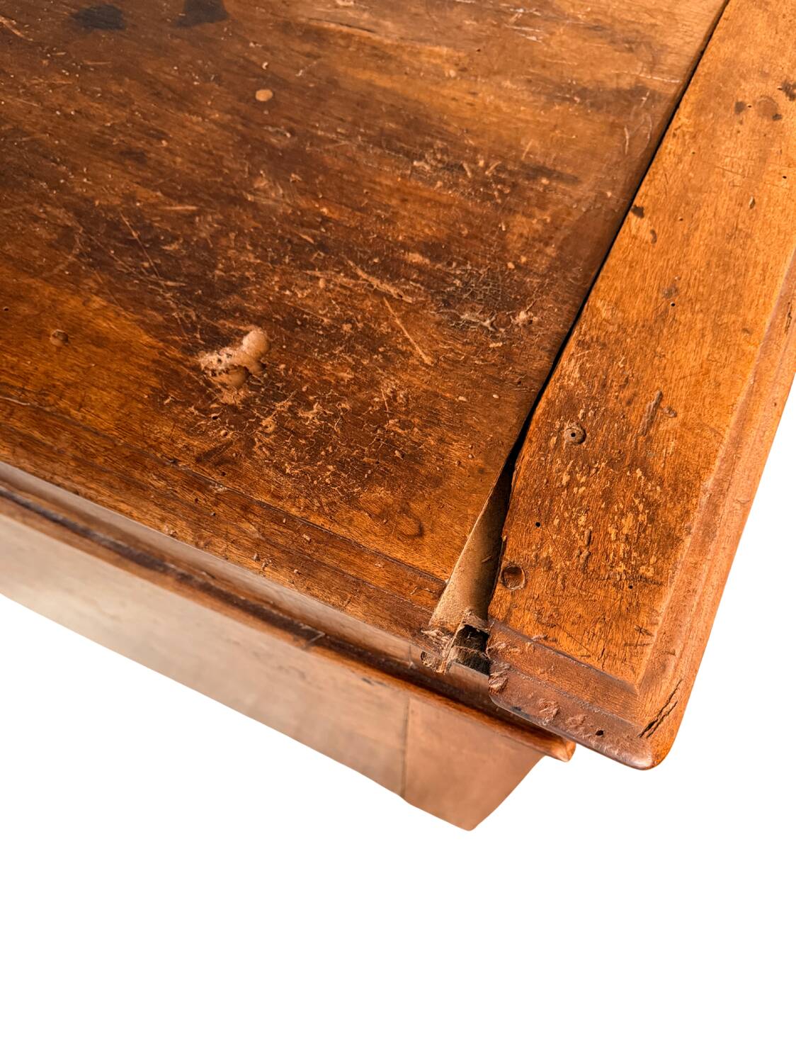 Wooden chest - walnut