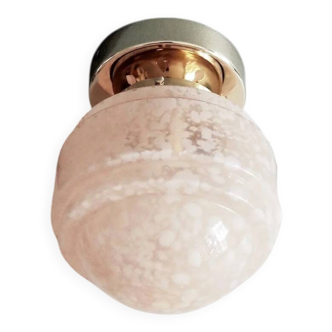 Clichy glass wall light pink