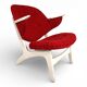 Fauteuil Lounge CE Matthes Modèle 33 par Carl Edward Matthes, 1950