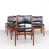 Erik Buch teak dining chairs model 86