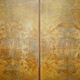 Art Deco wardrobe veneered in walnut burl.