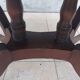 19th-century English style mahogany drop-leaf table.