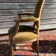 Pair of Louis XVI period medallion armchairs