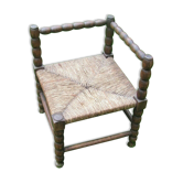 Chaise paillée pour enfant