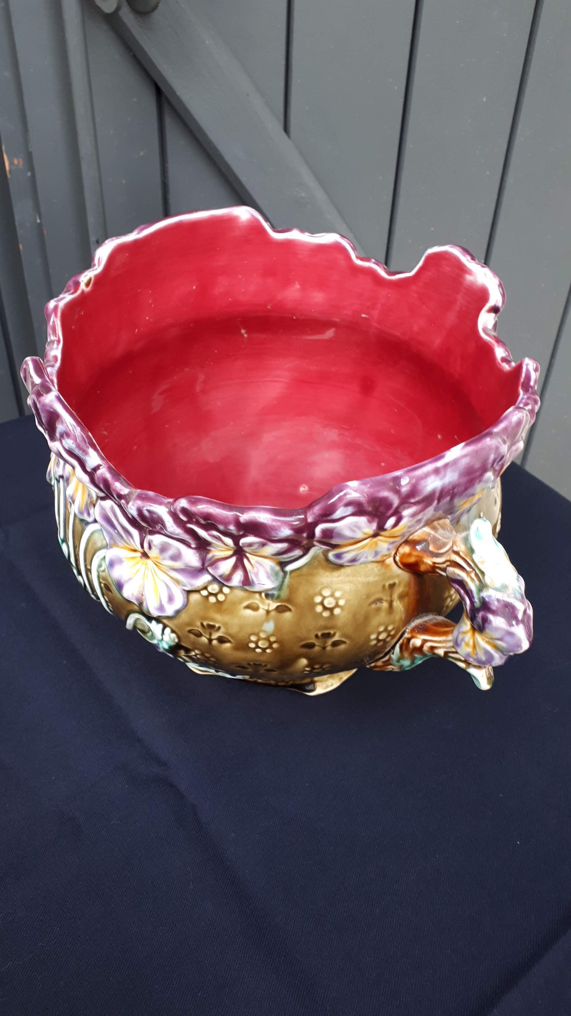 Cache pot art nouveau onnaing