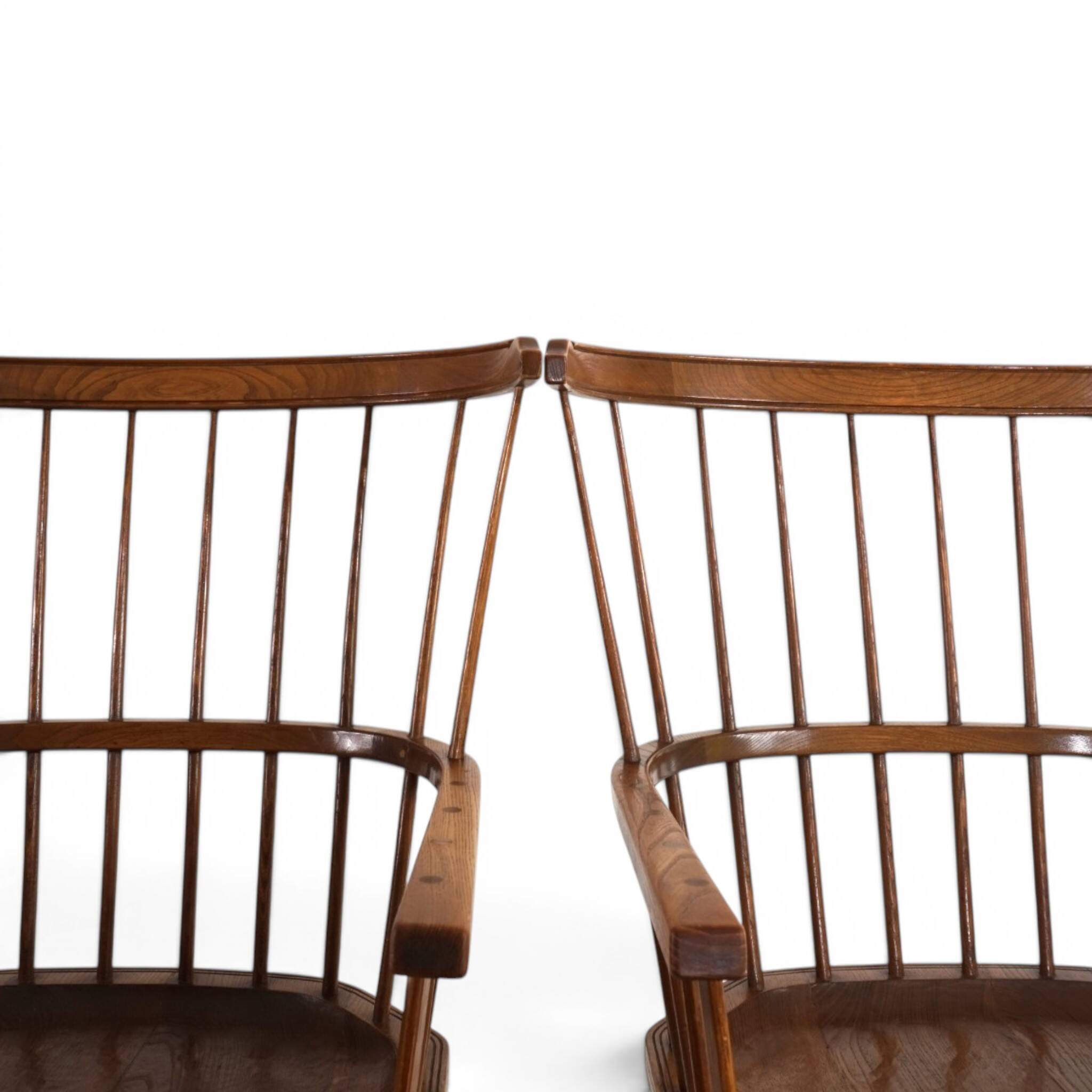 Paire de fauteuils lounge Windsor faits à la main, Angleterre, vers 1960