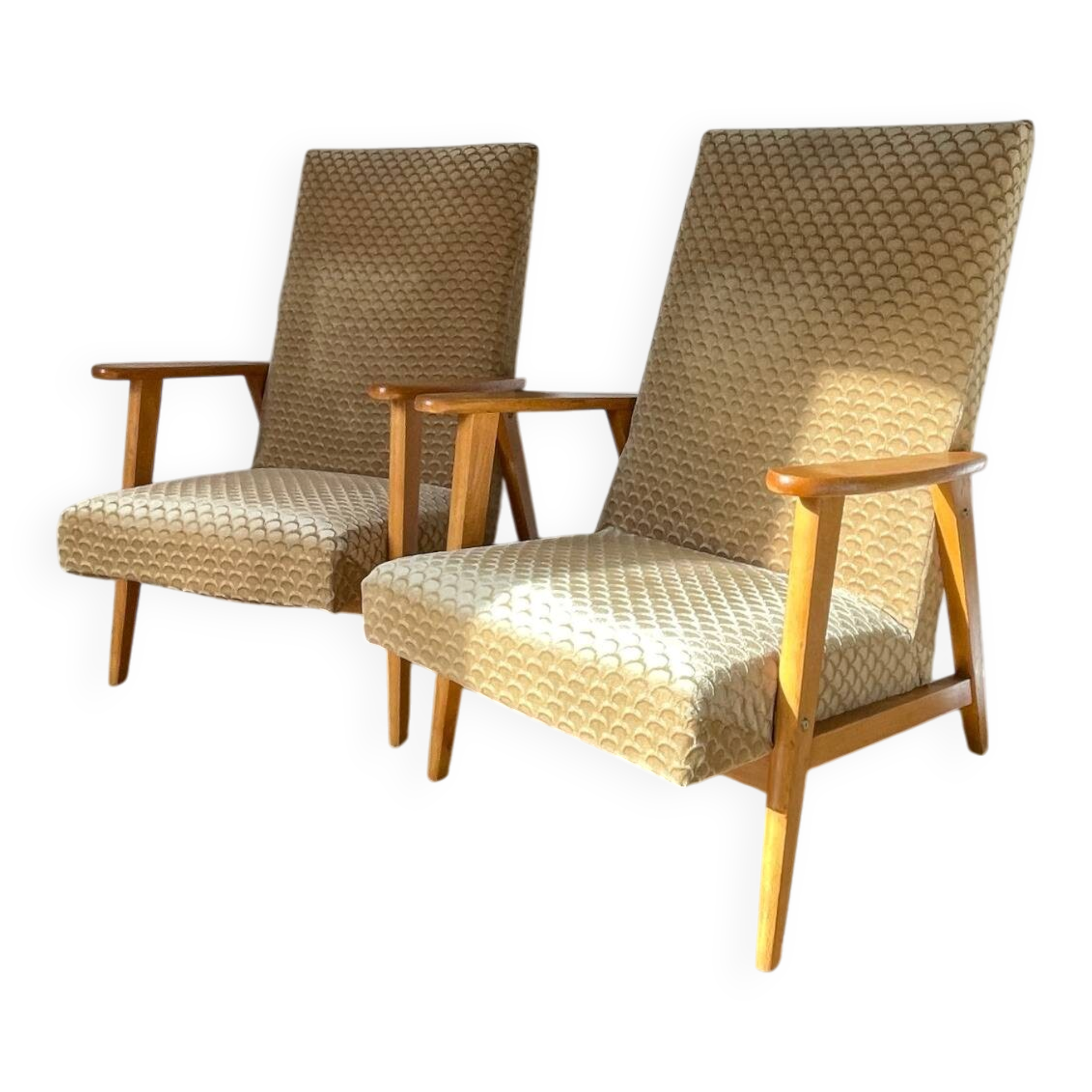 Vintage armchairs by MANUCERE France