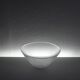 Glass bowl Trigona for Holmegaard, Denmark 1980s