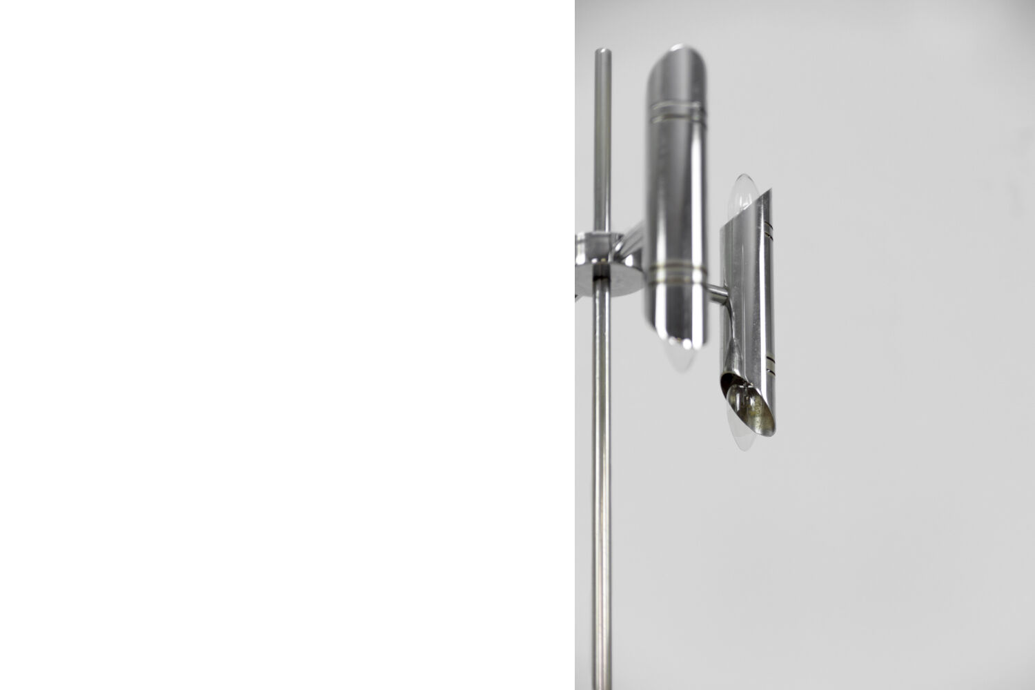 Mid-Century Modern Vintage Space Age Chrome Floor Lamp, 1960s