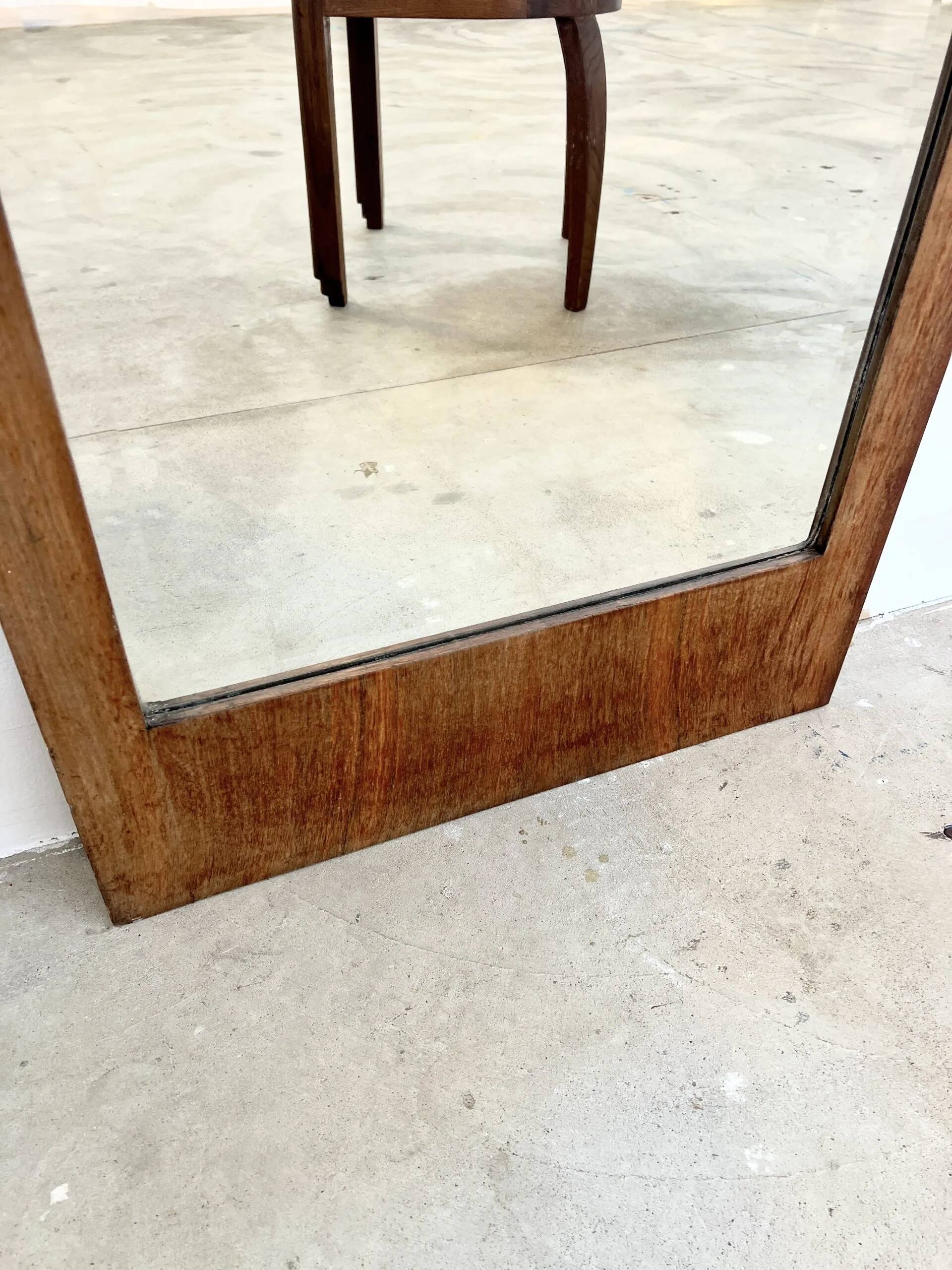 Antique mirror for wardrobe door