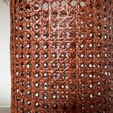 Canning rattan office paper basket 70s