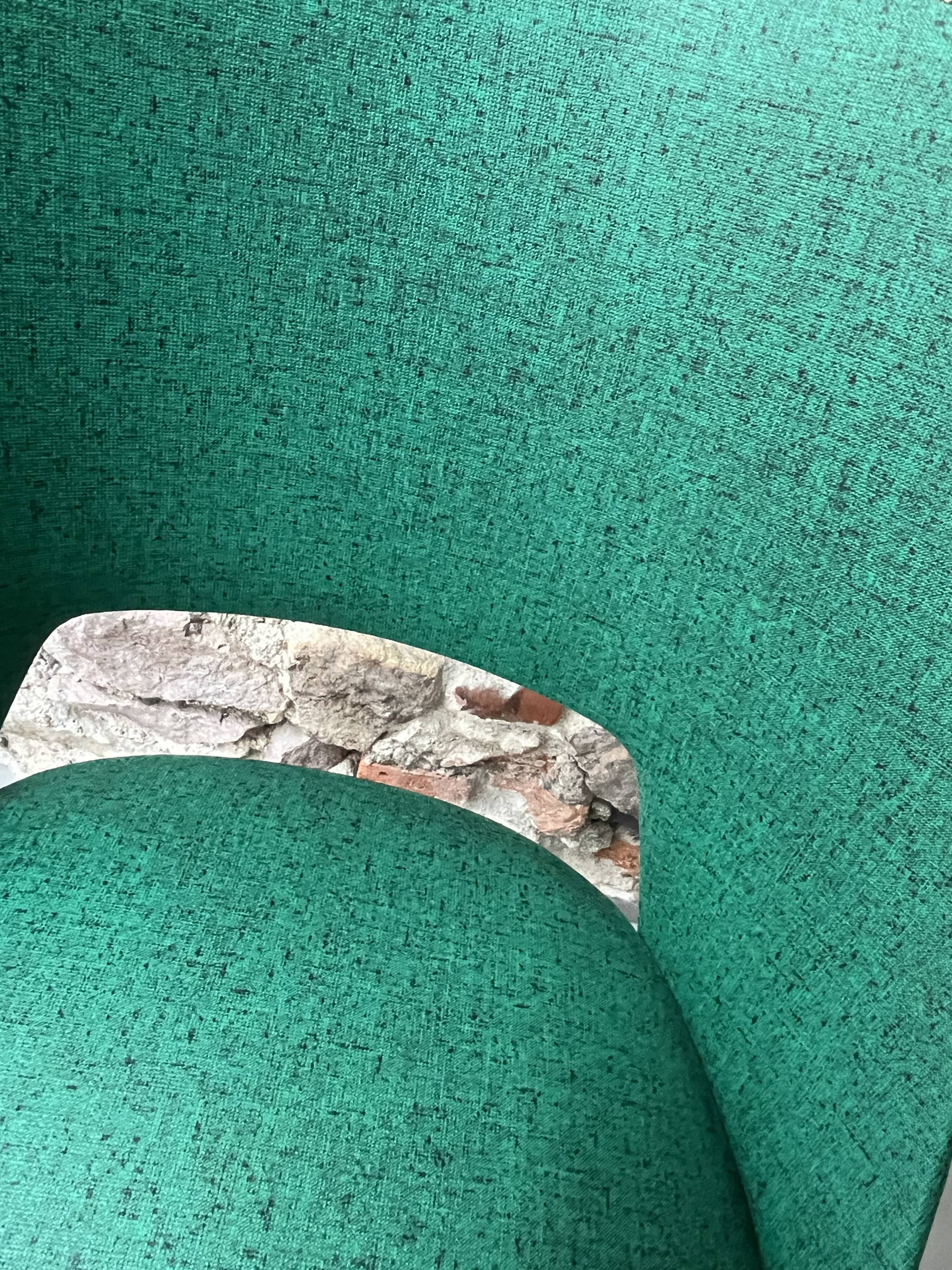 Green skay cocktail chair from the 60s