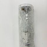 Applique murale en verre glacé vintage, années 1970