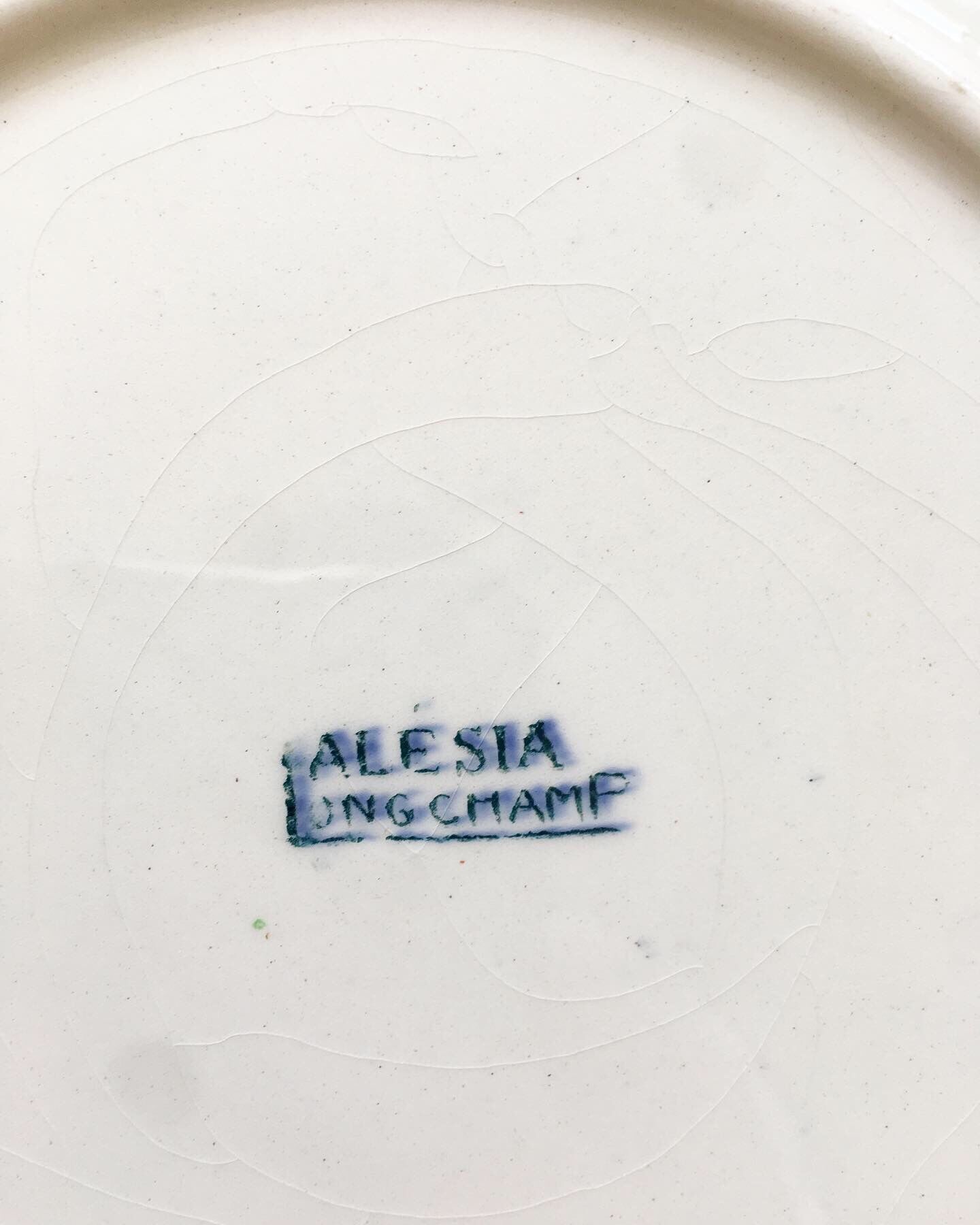 6 flat plates Terre de Fer Salins