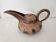 Art Deco enamelled terracotta teapot signed Marcellus Aubry 1930s - 30's large flexible handle