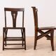 Set of 4 Italian Ecclesiastical Chairs by Caloi, Conegliano Veneto, 20th C.
