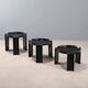 Low tables Kartell design Giotto Stoppino Italy 1970s
