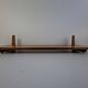 Midcentury Czechoslovak Wooden Wall Shelf, 1960s