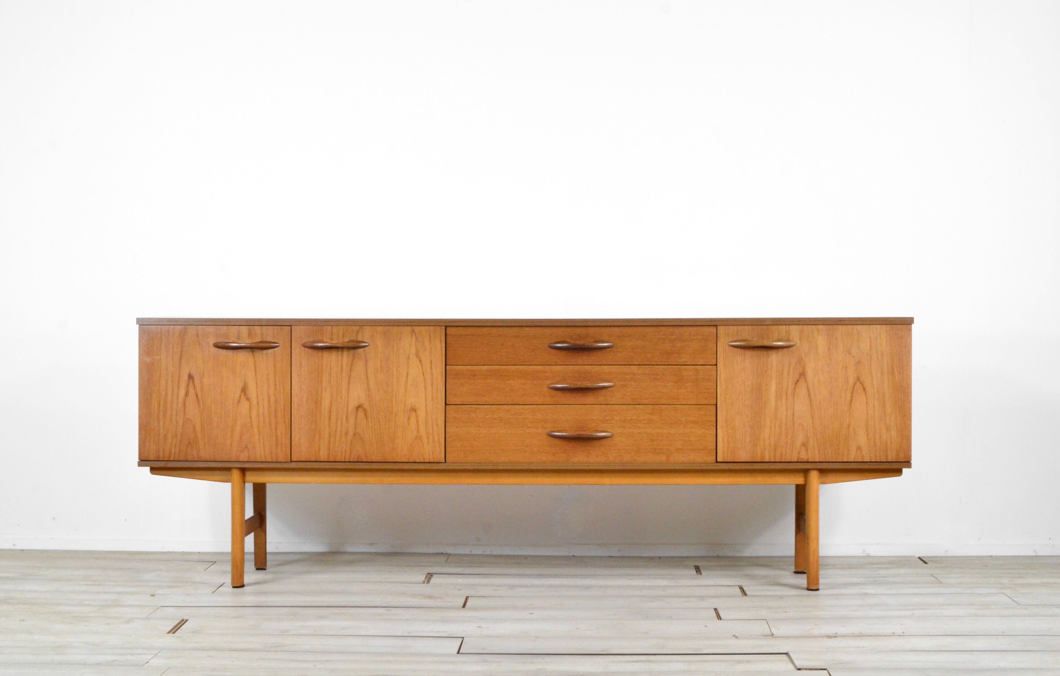 Midcentury 'avalon' teak sideboard / long john