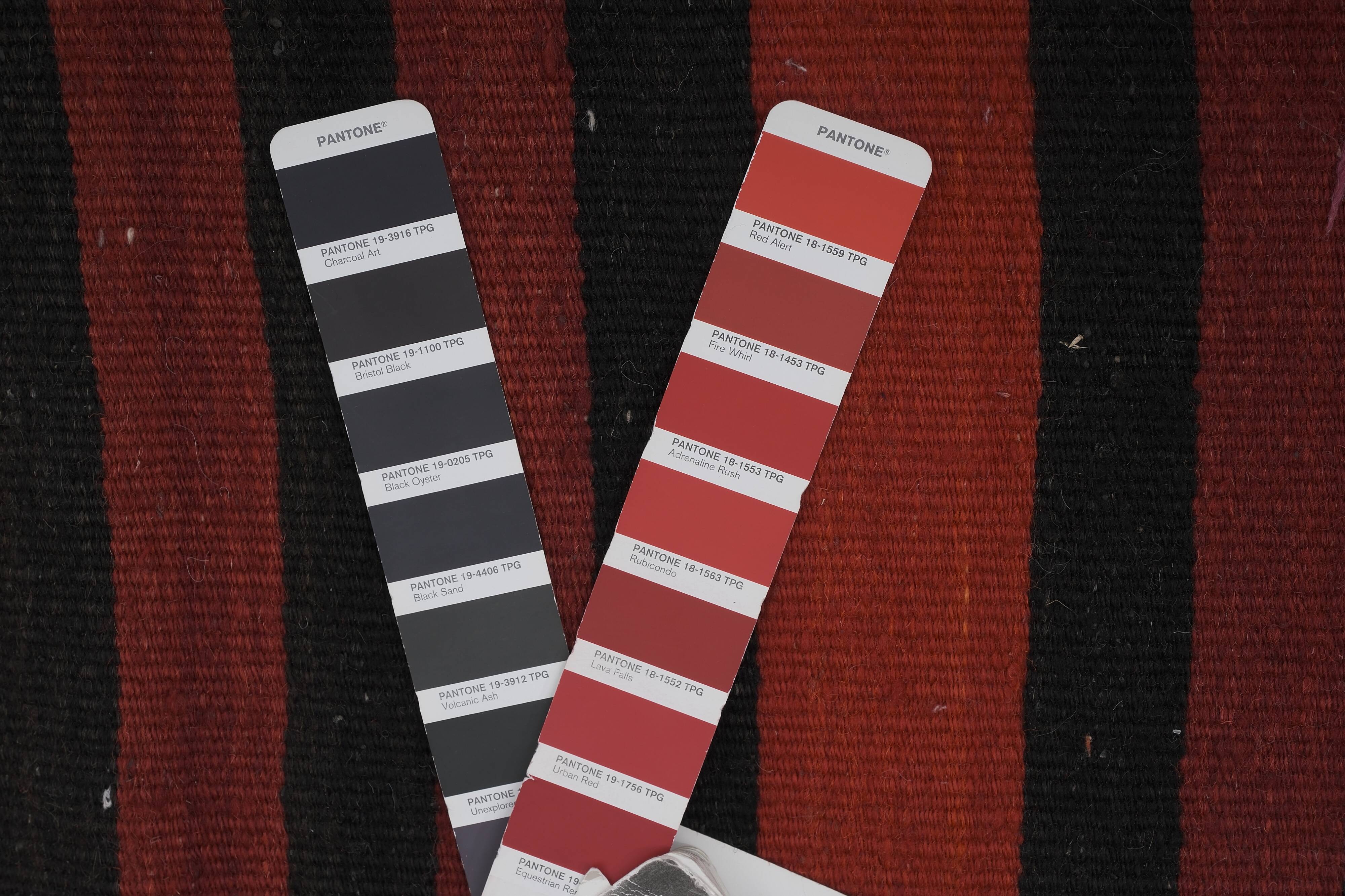 Vintage Turkish Oushak Rug Handwoven 65x695 cm