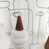 Opaline boomerang suspension