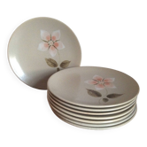 8 assiettes à dessert