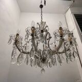 Large Crystal Maria Teresa Chandelier 1950's