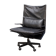 Leather desk armchair by Bernini Italia Anni '80