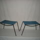 Pair of footrests scoubidou from the 50s