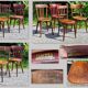 Mix 4 bistro chairs 20/30s