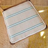 Renovated antique chair – carved wood and green backrest