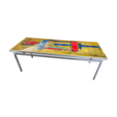 Denisco coffee table in ceramic, 1950s style