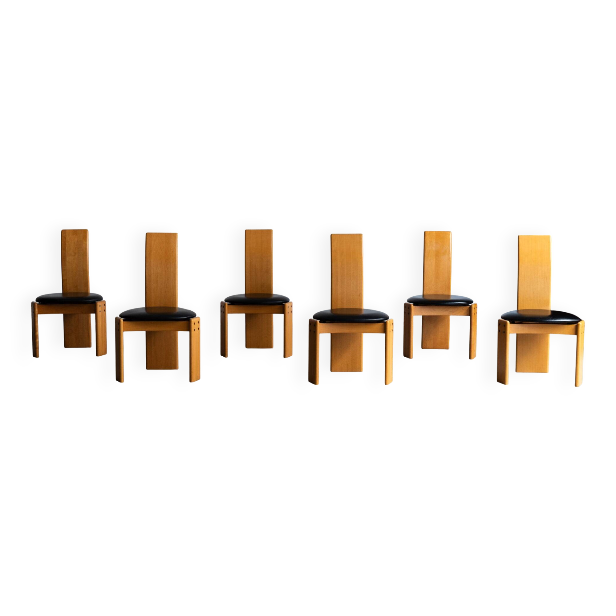 Set of 6 dining chairs by Mario Marenco