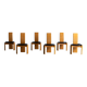 Set of 6 dining chairs by Mario Marenco