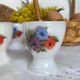 Vintage Arcopal flowers eggcups
