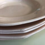 Powder pink Saint Amand plates
