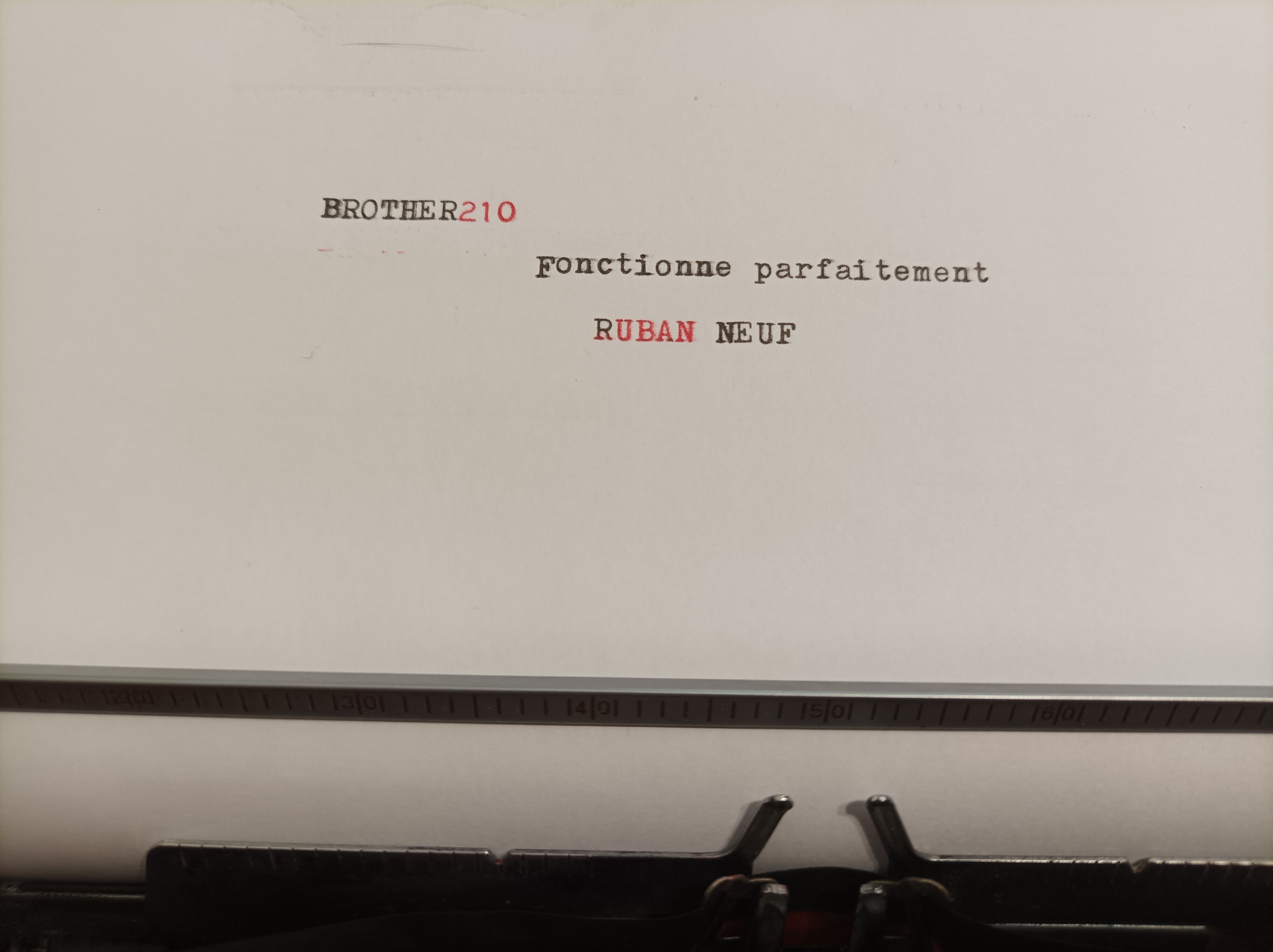 Brother 210 orange typewriter ribbon new