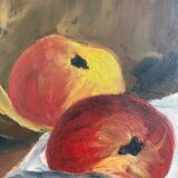 Nature morte sur bois