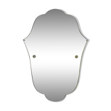 Art deco mirror, wall mirror, Fatma's hand shaped mirror, bevelled mirror