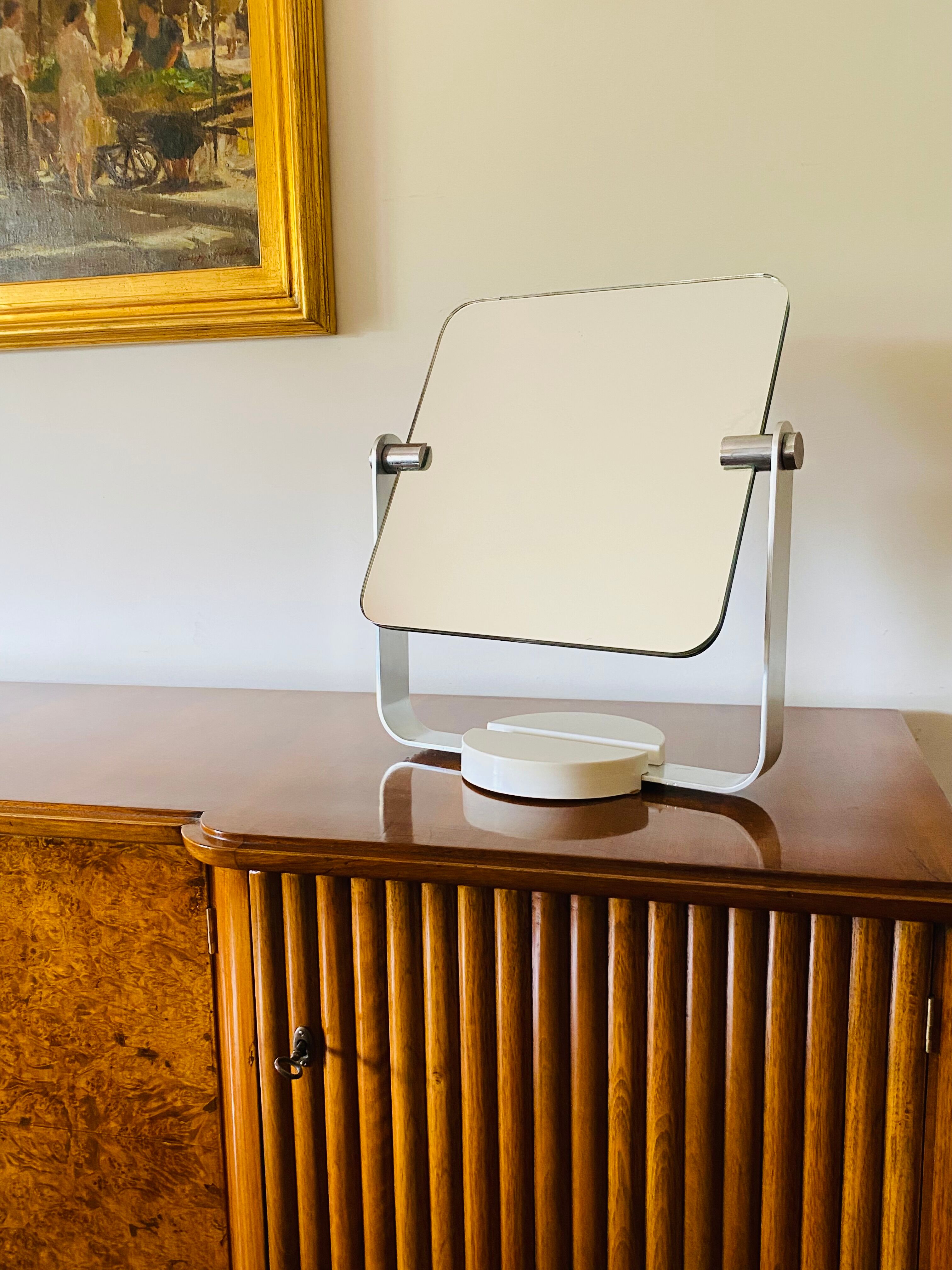 Table mirror / vanity, Italy 1970s
