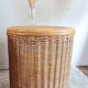 Pair of wicker bedside tables circa the 1970s.