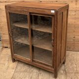 glass-fronted buffet in Burmese teak