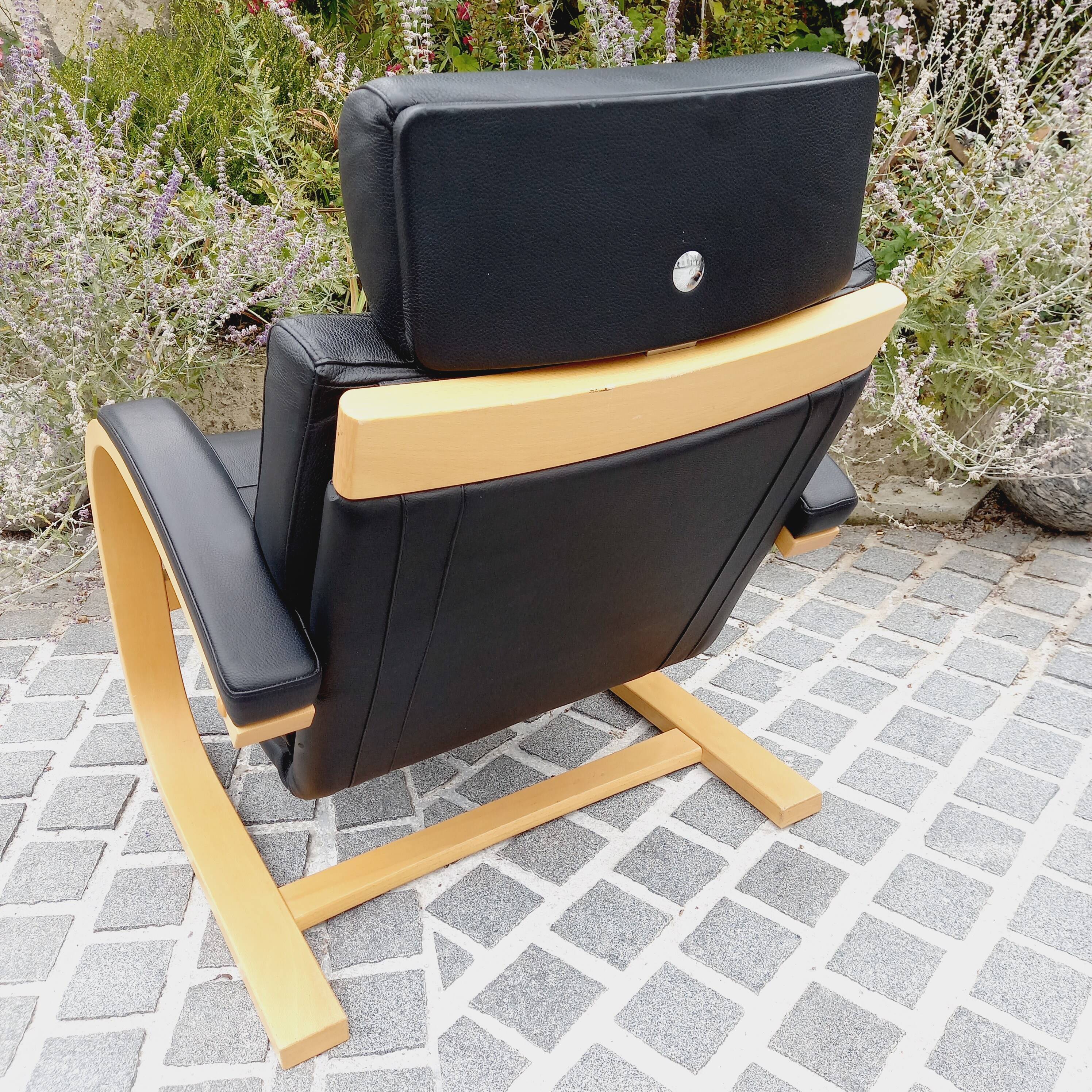 Fauteuil scandinave NELO années 70
