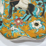 Italian dish depicting Alexander the Great
