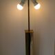 Sciolari style metal table lamp base 1970