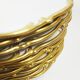 Pair of antique flat plates in gilded porcelain – Tirschenreuth