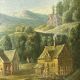 Paire de petits tableaux, Entourage de Jan Peeter Verdussen, huile sur panneau, 18ème siècle