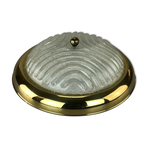 Plafonnier flush mount ice glass